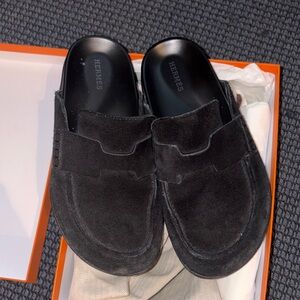 Women’s Hermes go mules